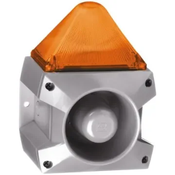 Pfannenberg PA X 5-05 Series Amber Sounder Beacon, 24 V dc, Base Mount, 100dB at 1 Metre - 23351804055 product image