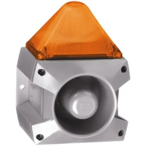 Pfannenberg PA X 5-05 Series Amber Sounder Beacon, 24 V dc, Base Mount, 100dB at 1 Metre - 23351804055 product image