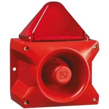 Pfannenberg PA X 10-10 Series Red Sounder Beacon, 230 V ac, Base Mount, 110dB at 1 Metre - 23361105000 product image