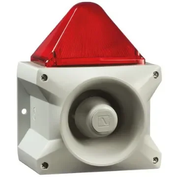 Pfannenberg PA X 10-10 Series Red Sounder Beacon, 230 V ac, Base Mount, 110dB at 1 Metre - 23361105055 product image