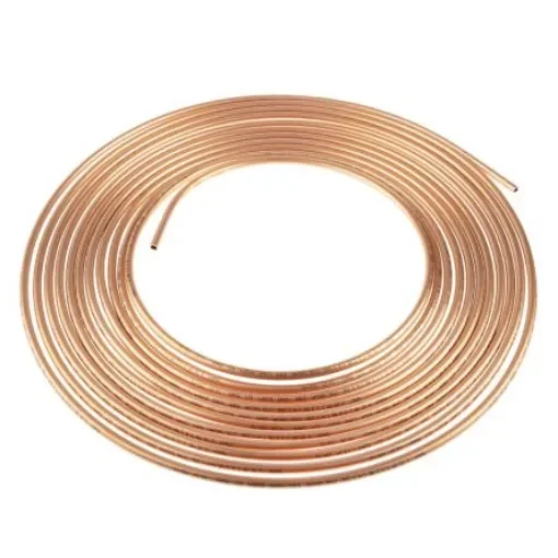 RS PRO 120 bar 10m Long Copper Pipe, 6.35mm Outer Diam. Copper - 846474 product image