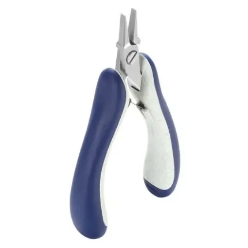 ideal-tek E6012 Electronics Pliers, Flat Nose Pliers, 135 mm Overall, Straight Tip, 20mm Jaw, ESD - E6012.CRBG product image