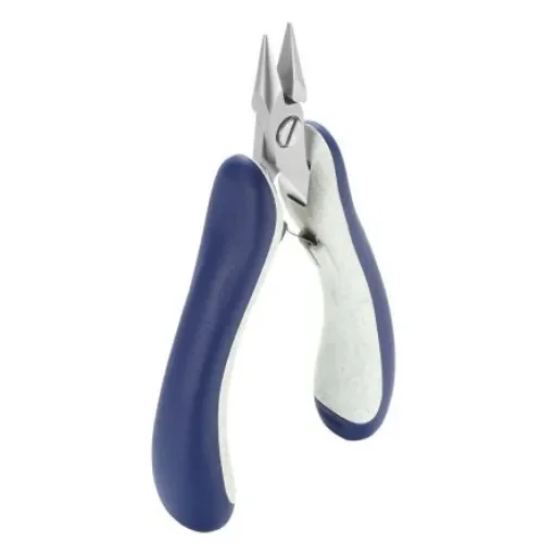 ideal-tek E6022 Electronics Pliers, Long Nose Pliers, 135 mm Overall, Straight Tip, 20mm Jaw, ESD - E6022.CRBG product image