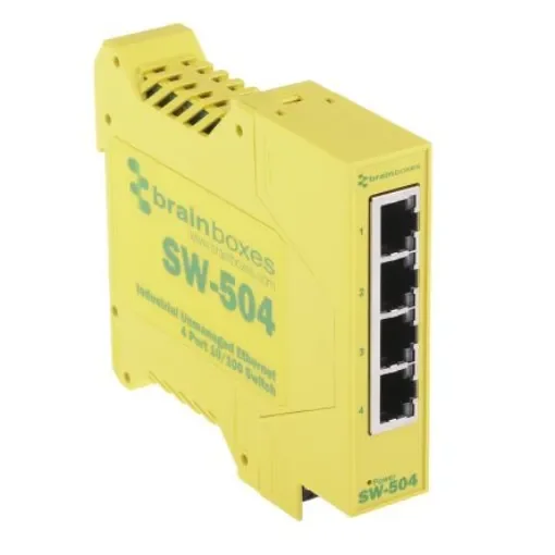 Brainboxes Ethernet Switch - SW-504 product image