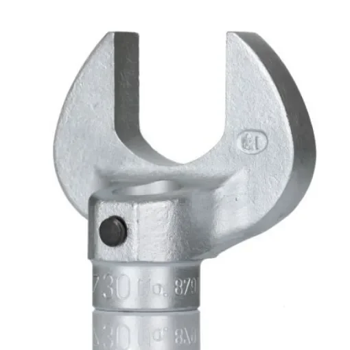 Gedore 8791 Series Open Ended Insert Spanner Head, 30 mm, 16mm Insert, Chrome Finish - 7774710 product image