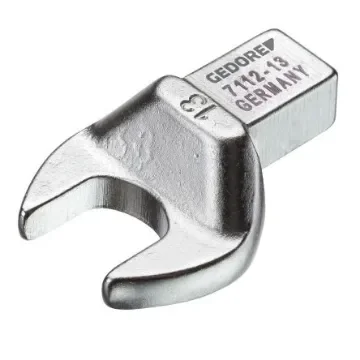 Gedore 7112 Series Spanner Head, 7 mm, 9 x 12mm Insert, Chrome Finish - 7688390 product image