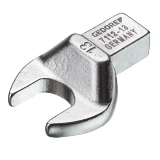 Gedore 7112 Series Spanner Head, 9 mm, 9 x 12mm Insert, Chrome Finish - 7679050 product image