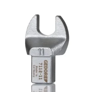 Gedore 7112 Series Spanner Head, 11 mm, 9 x 12mm Insert, Chrome Finish - 7688980 product image