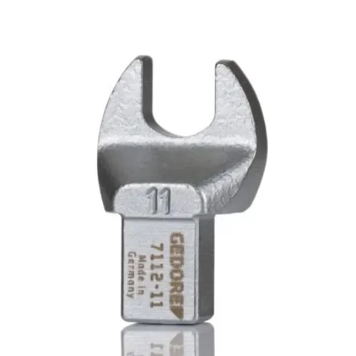 Gedore 7112 Series Spanner Head, 11 mm, 9 x 12mm Insert, Chrome Finish - 7688980 product image