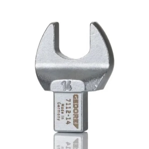Gedore 7112 Series Spanner Head, 14 mm, 9 x 12mm Insert, Chrome Finish - 7689360 product image