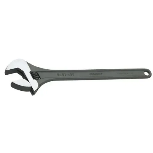 Gedore Adjustable Spanner, 610 mm Overall, 63mm Jaw Capacity, Metal Handle - 6360880 product image