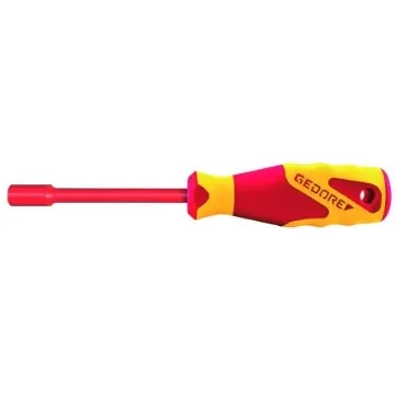Gedore Hexagon Nut Driver, 12 mm Tip, VDE/1000V, 235 mm Overall - 1747150 product image