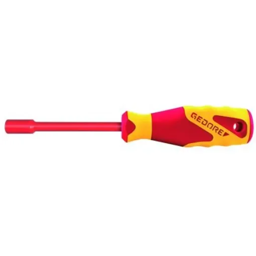 Gedore Hexagon Nut Driver, 13 mm Tip, VDE/1000V, 245 mm Overall - 1747169 product image