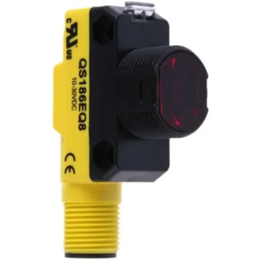 Banner Through Beam Photoelectric Sensor, Barrel Sensor, 20 m Detection Range - QS186EQ8 product image