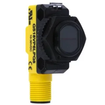 Banner Retroreflective Photoelectric Sensor, Barrel Sensor, 3.5 m Detection Range - QS18VP6LPQ8 product image