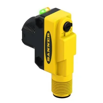 Banner Retroreflective Photoelectric Sensor, Barrel Sensor, 6.5 m Detection Range - QS18VP6LVQ8 product image