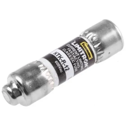 Eaton 12A F Melamine Cartridge Fuse, 10 x 38mm - KTK-R-12 product image