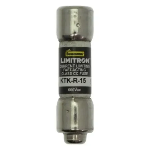 Eaton 15A F Melamine Cartridge Fuse, 10 x 38mm - KTK-R-15 product image