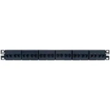 Panduit CP, Cat6e RJ45 24 Port Patch Panel, UTP Shielding - CP24688BL product image
