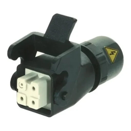 HARTING Coupler, 3 Way, 10A, Female, Han A, Cable Mount, 400 V - 09200030745 product image