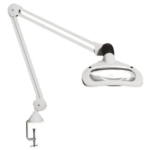 Luxo Wave LED LED Magnifying Lamp with Table Clamp Mount, 5dioptre - WAL026067 product image