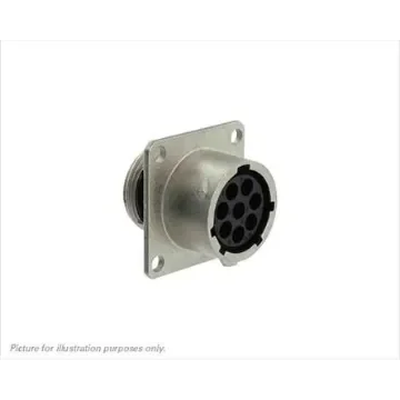 Souriau Sunbank by Eaton Circular Connector, 8 Contacts, Flange Mount, Plug, Female, IP68, IP69K, UT0 Series - UT00128SH product image