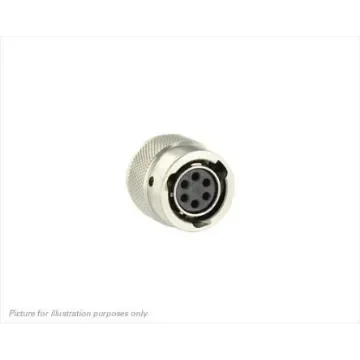 Souriau Sunbank by Eaton Circular Connector, 6 Contacts, Cable Mount, Socket, Female, IP68, IP69K, UT0W Series - UT0W6106SH product image