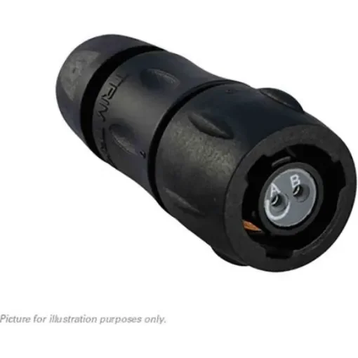 Souriau Sunbank by Eaton, UTS 2 Way Cable Mount MIL Spec Circular Connector Plug, Socket Contacts,Shell Size 8, - UTS6JC8E2S product image