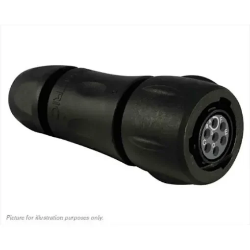 Souriau Sunbank by Eaton, UTS 7 Way Cable Mount MIL Spec Circular Connector Plug, Socket Contacts,Shell Size 10, - UTS6JC10E7S product image