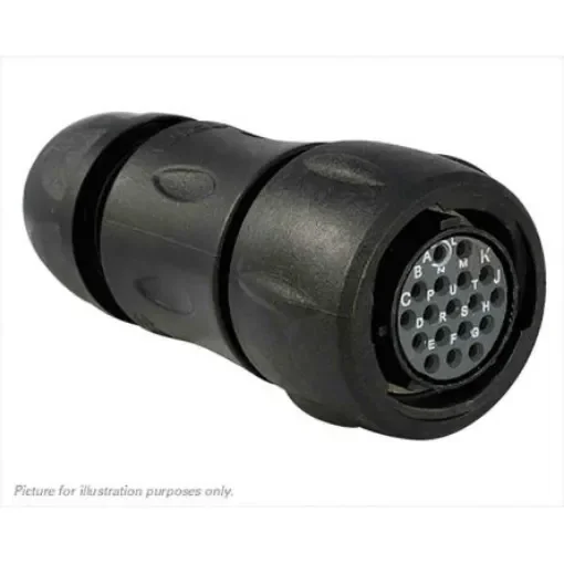 Souriau Sunbank by Eaton, UTS 18 Way Cable Mount MIL Spec Circular Connector Plug, Socket Contacts,Shell Size 14, - UTS6JC14E18S product image