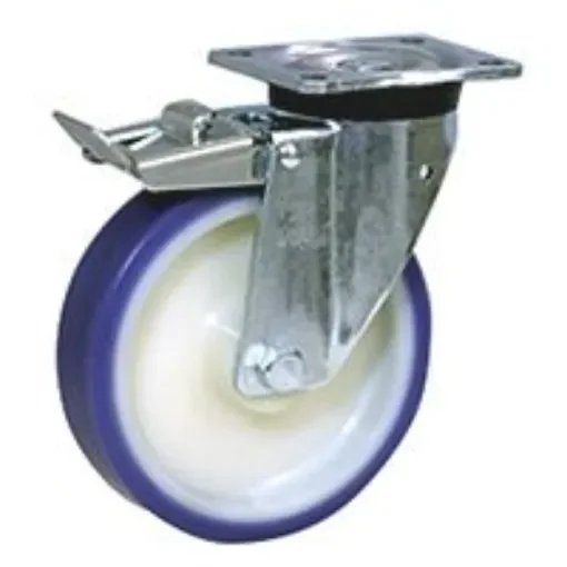 LAG Braked Swivel Castor Wheel, 450kg Capacity, 200mm Wheel - 36027FR product image