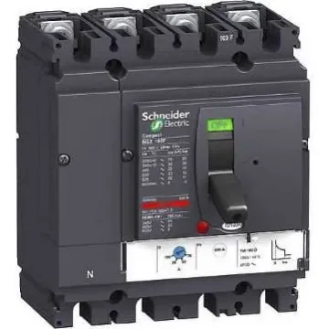 Schneider Electric, NSX Range MCCB 4P 100A, Breaking Capacity 100 kA, Fixed Mount - LV429690 product image