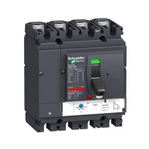 Schneider Electric, NSX Range MCCB 4P 160A, Breaking Capacity 85 kA, Fixed Mount - LV430642 product image
