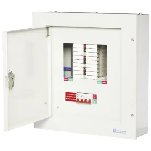 Europa 3 Phase Distribution Board, 12 Way, 125 A - TPN04 product image