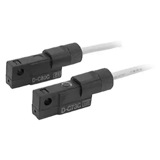SMC Reed Pneumatic Position Detector, IP67, D-C73, with LED indicator - D-C73Z product image