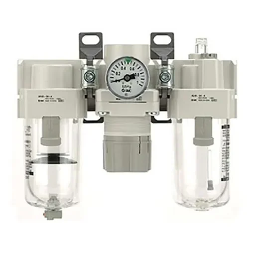 SMC NPT 1/4 Air Filter Regulator Lubricator, 0.05MPa to 1 MPa, AC Series - AC20-N02CG-CZ-A product image