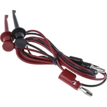 Fluke Test Lead Kit With 1 Pair (Red/Black) of Test Leads with 4mm Banana Plug and Mini-Hooks - TL940 product image
