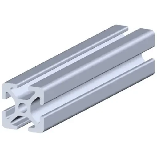 RS PRO Silver Aluminium Profile Strut, 20 x 20 mm, 5mm Groove, 2000mm Length - 8508470 product image