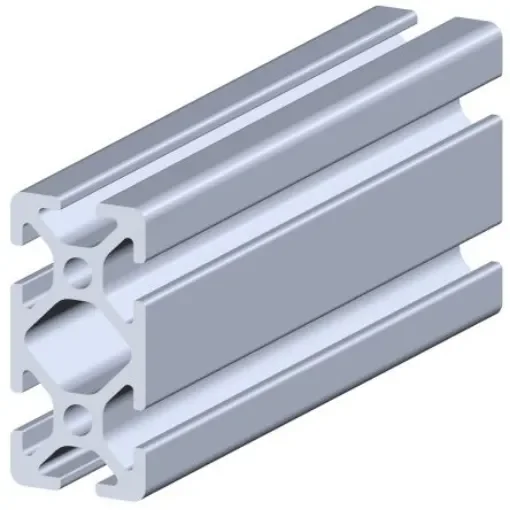 RS PRO Silver Aluminium Profile Strut, 20 x 40 mm, 5mm Groove, 1000mm Length - 8508482 product image