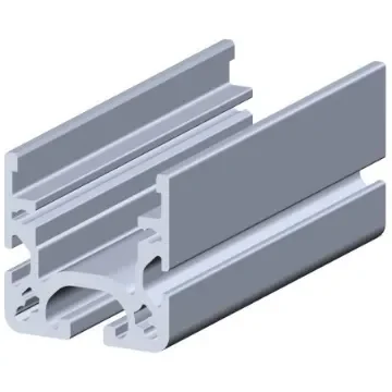 RS PRO Silver Aluminium Roller Guide Rail, 40 x 40 mm, 5mm Groove - 8508498 product image
