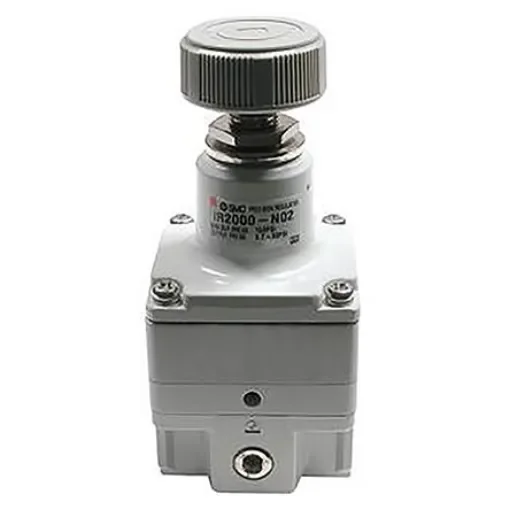 SMC R 1/4 Female Pneumatic Regulator -, 1/4, 1MPa max. input - IR2010-02BG product image