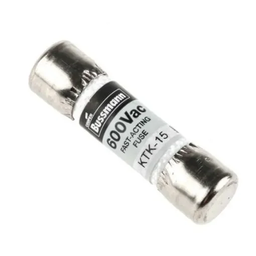 Eaton 15A F Melamine Cartridge Fuse, 10 x 38mm - KTK-15 product image