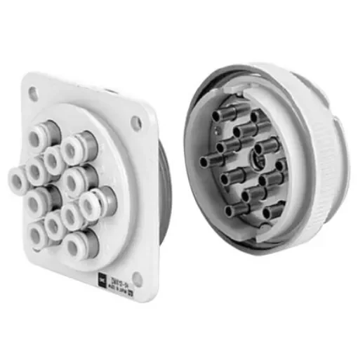 SMC DMK Series Multi-Connector Fitting, Tube-to-Tube Connection Style - DMK6P-04-C1 product image