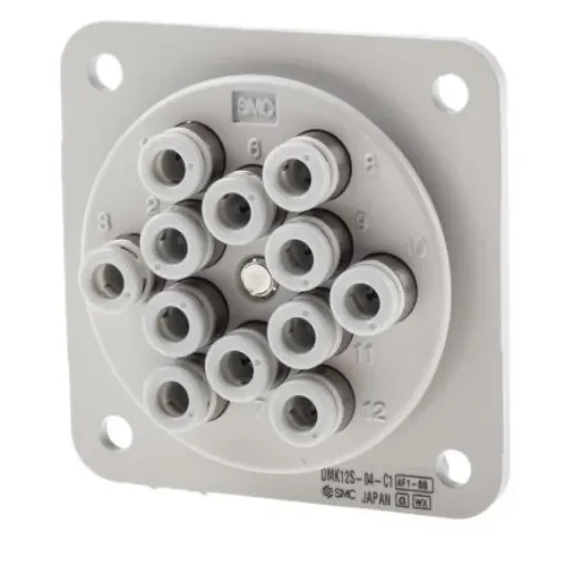 SMC DMK Series Multi-Connector Fitting, Tube-to-Tube Connection Style - DMK12S-04-C1 product image