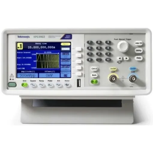 Tektronix AFG1022 Arbitrary Waveform Generator, 10 MHz, 12.5 MHz, 25 MHz Max, 2-Channel, 1 µHz, 1 mHz Min product image