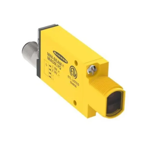 Banner Retroreflective Photoelectric Sensor, Block Sensor, 5 m Detection Range - MIAD9LVQ product image
