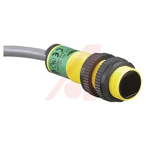 Banner Diffuse Photoelectric Sensor, Barrel Sensor, 100 mm Detection Range - 8558490 product image