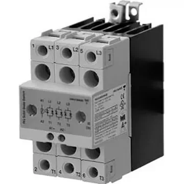 Carlo Gavazzi RGC Series Solid State Relay, 30 A Load, DIN Rail Mount, 660 V ac Load, 32 V dc Control - RGC3A60D30KGE product image
