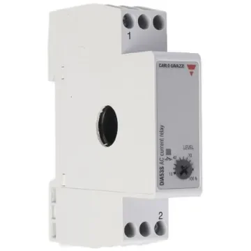 Carlo Gavazzi Current Monitoring Relay, 1 Phase, SPST, DIN Rail - DIA53S72420A product image