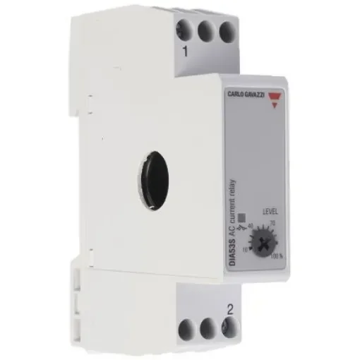 Carlo Gavazzi Current Monitoring Relay, 1 Phase, SPST, DIN Rail - DIA53S72420A product image